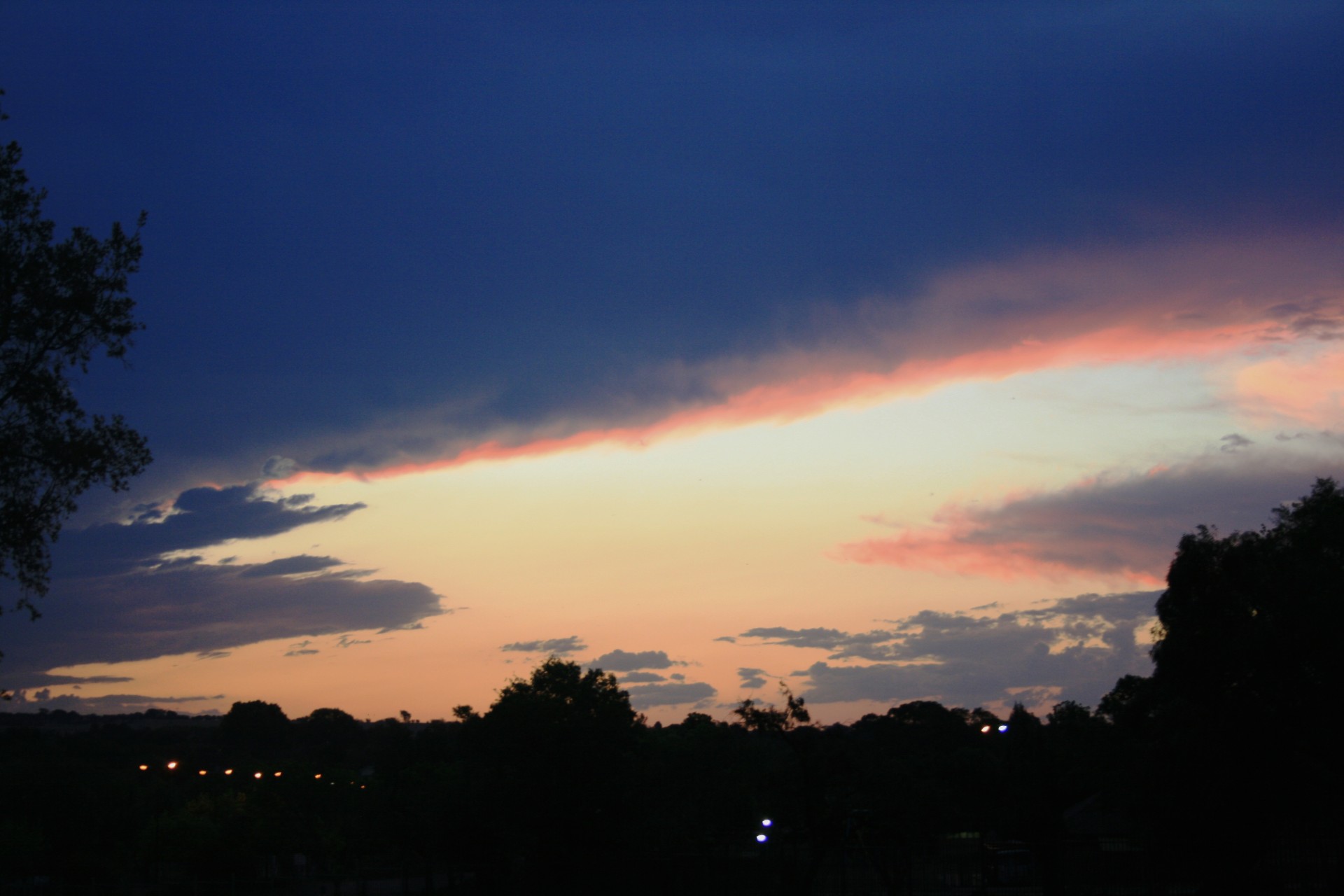 sunset clouds dark free photo