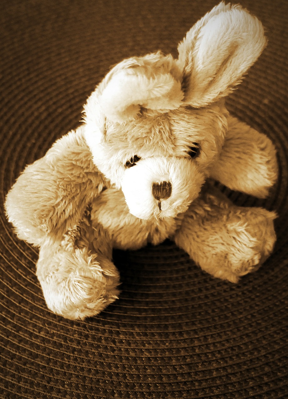 soft toy stuffed animal hare free photo