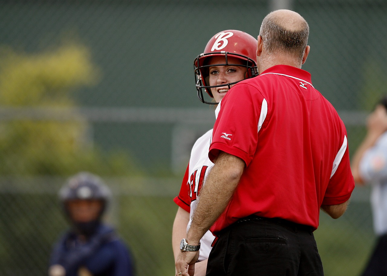 softball coaching coach free photo