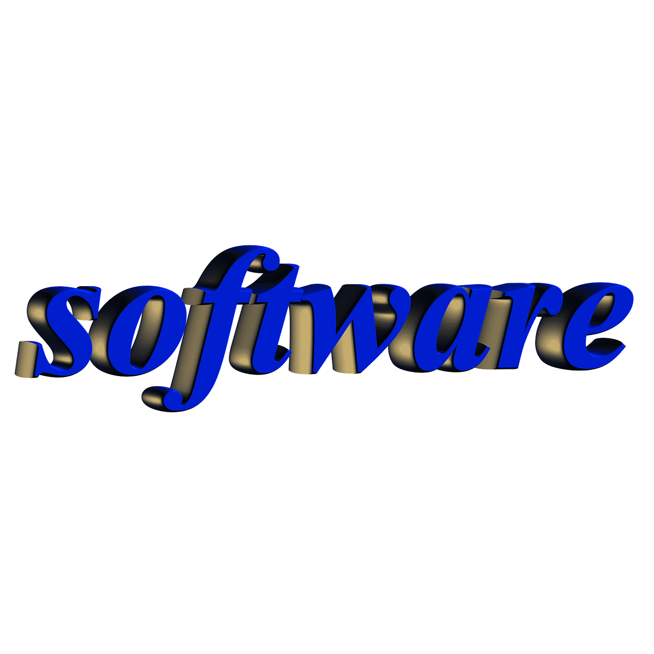software logo isolated free photo