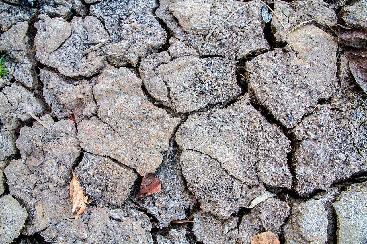 soil rift cracked free photo