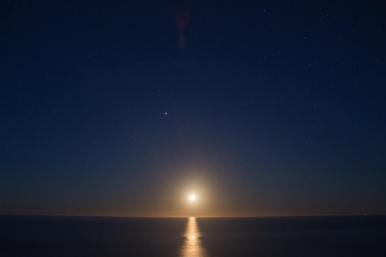 sol  moon  sky free photo