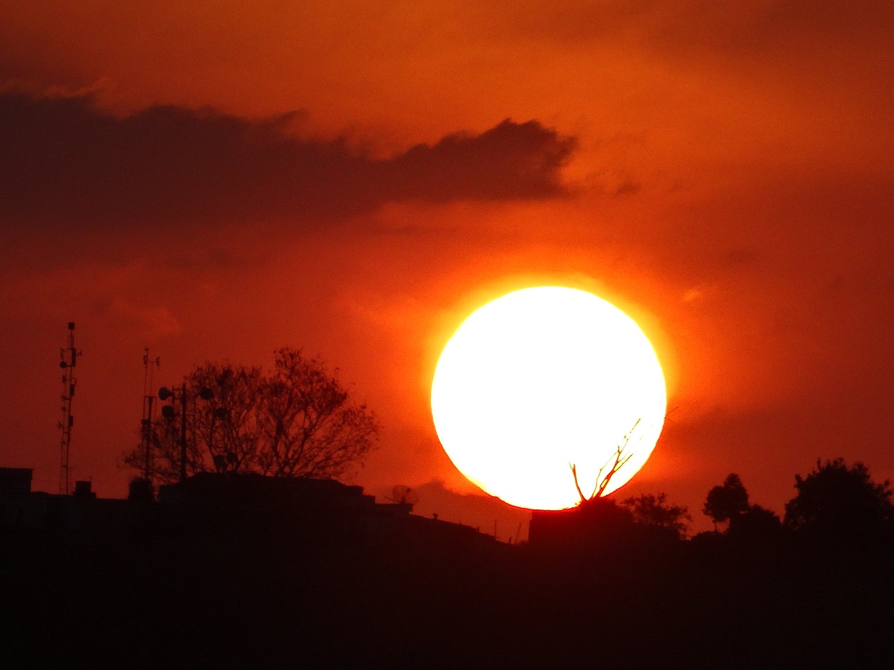 sol sunset horizon free photo