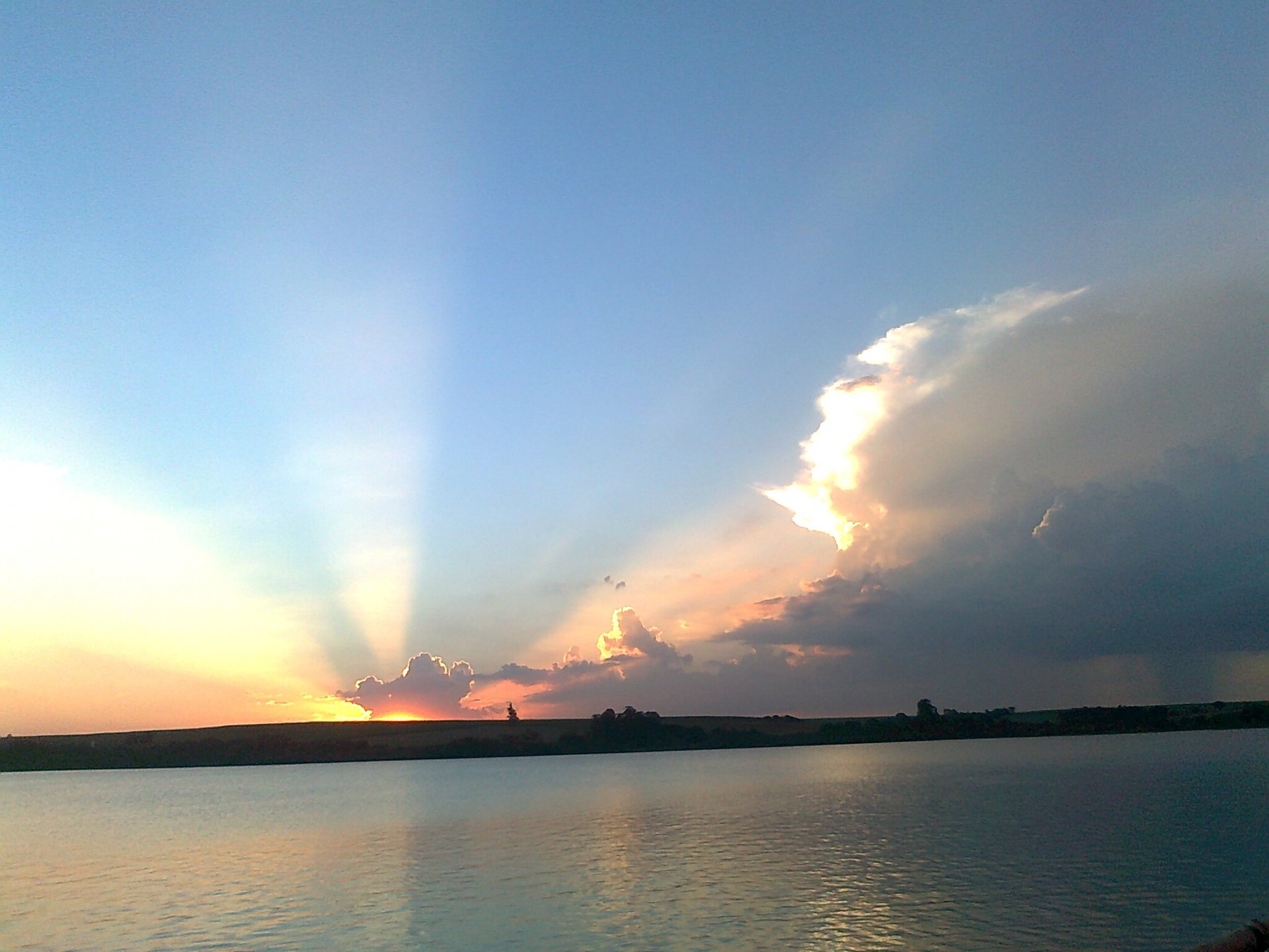 landscape brazilian river sun free photo