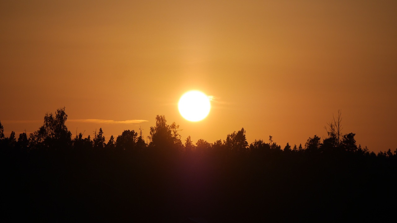 solar sunset himmel free photo