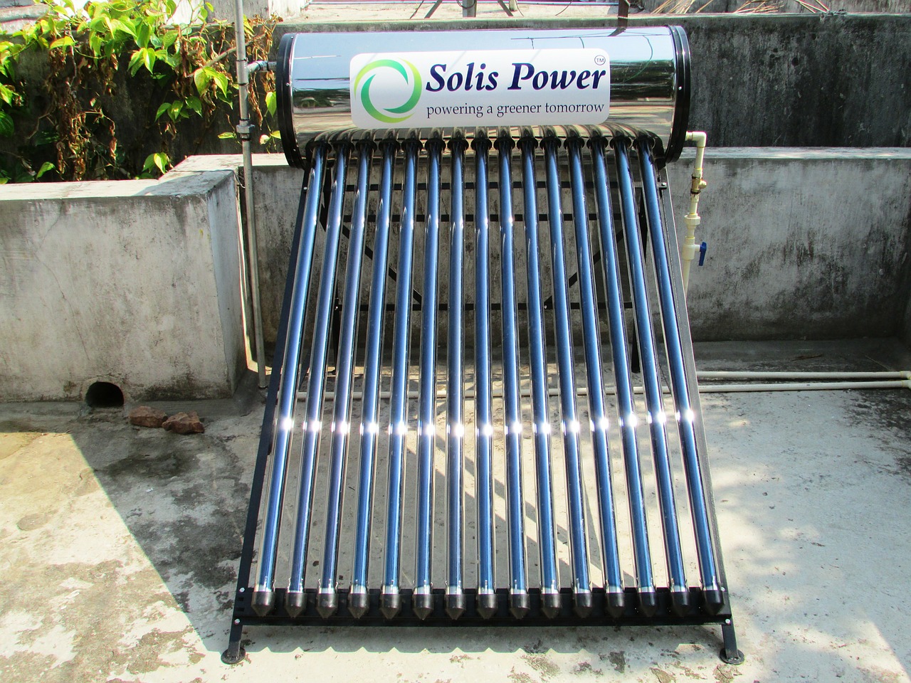 solar water heater free photo