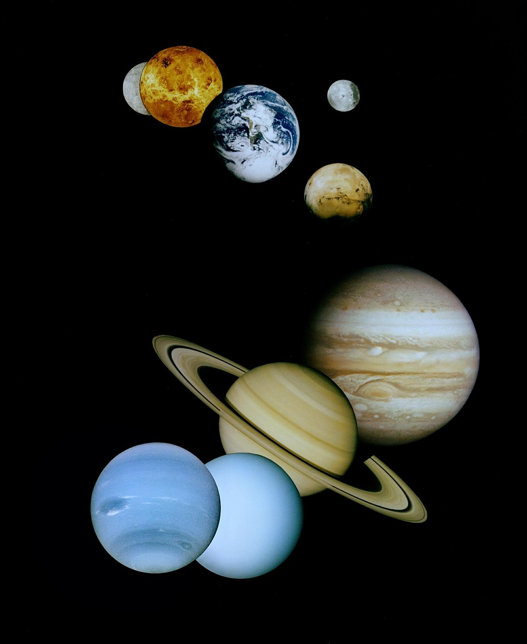 solar system montage free photo