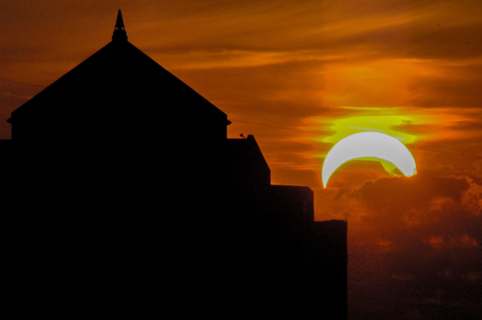 silhouette eclipse solar free photo