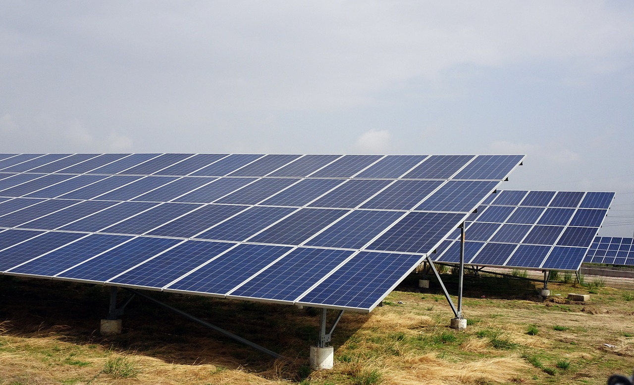 solar panels  renewable energy  photo-voltaic free photo