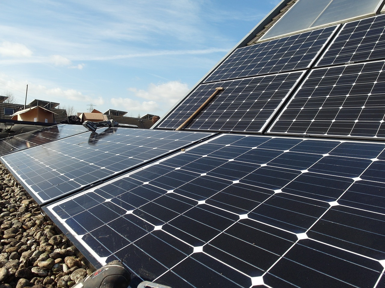 solar panels energy durable free photo