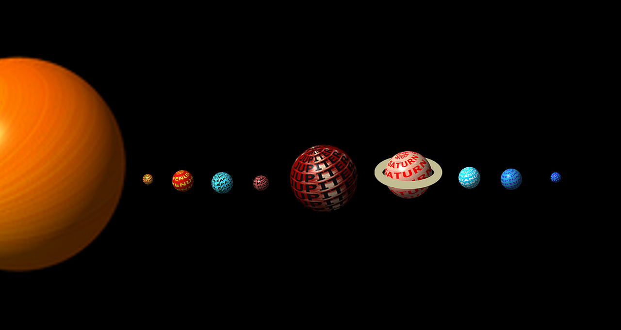 solar system planets space free photo