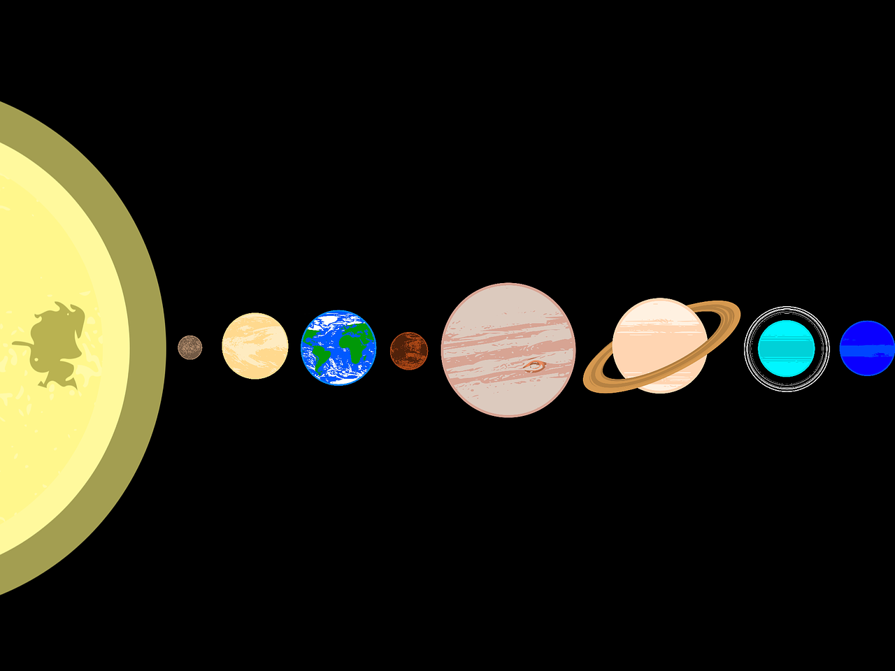 solar system space planets free photo