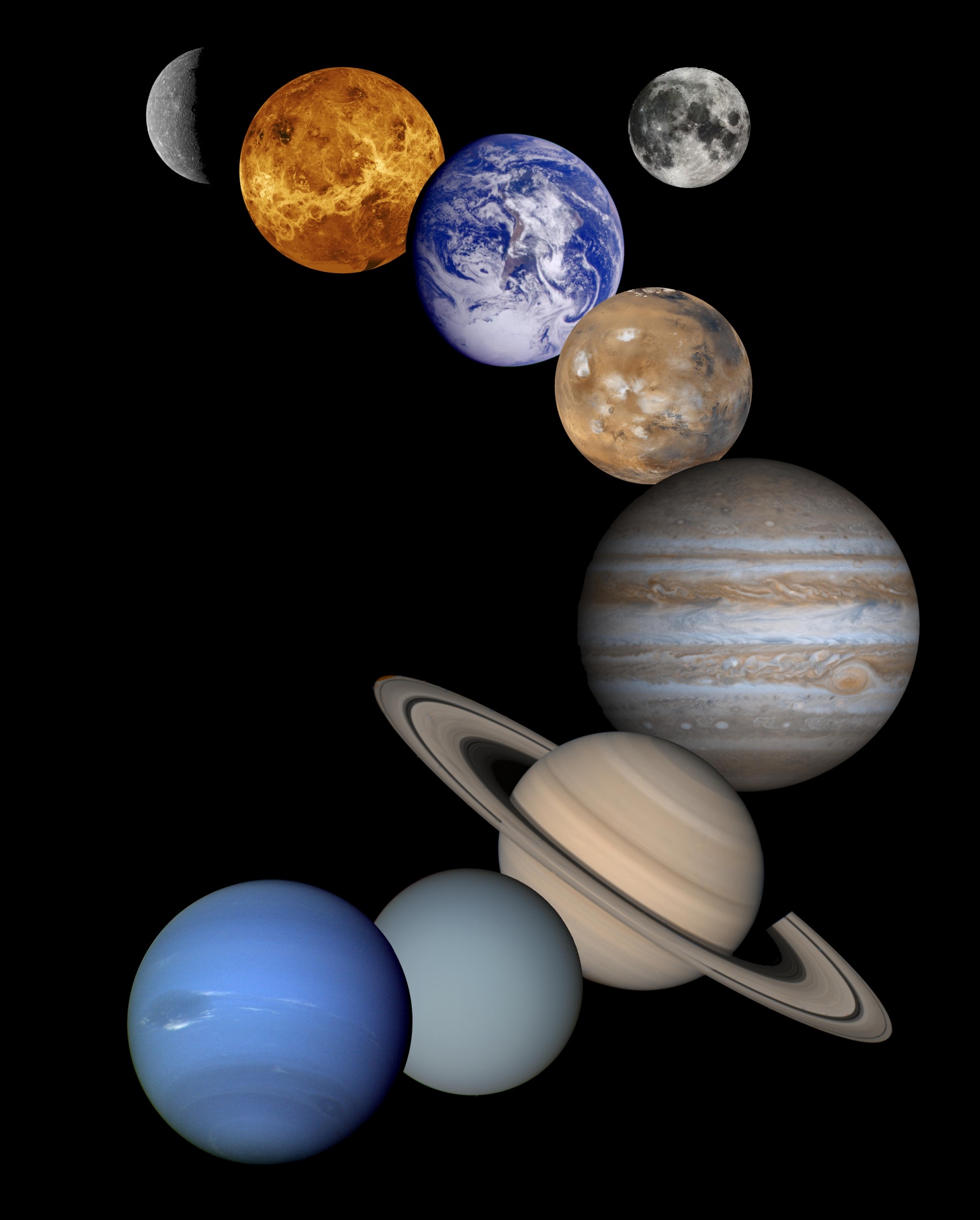 solar system planets space free photo