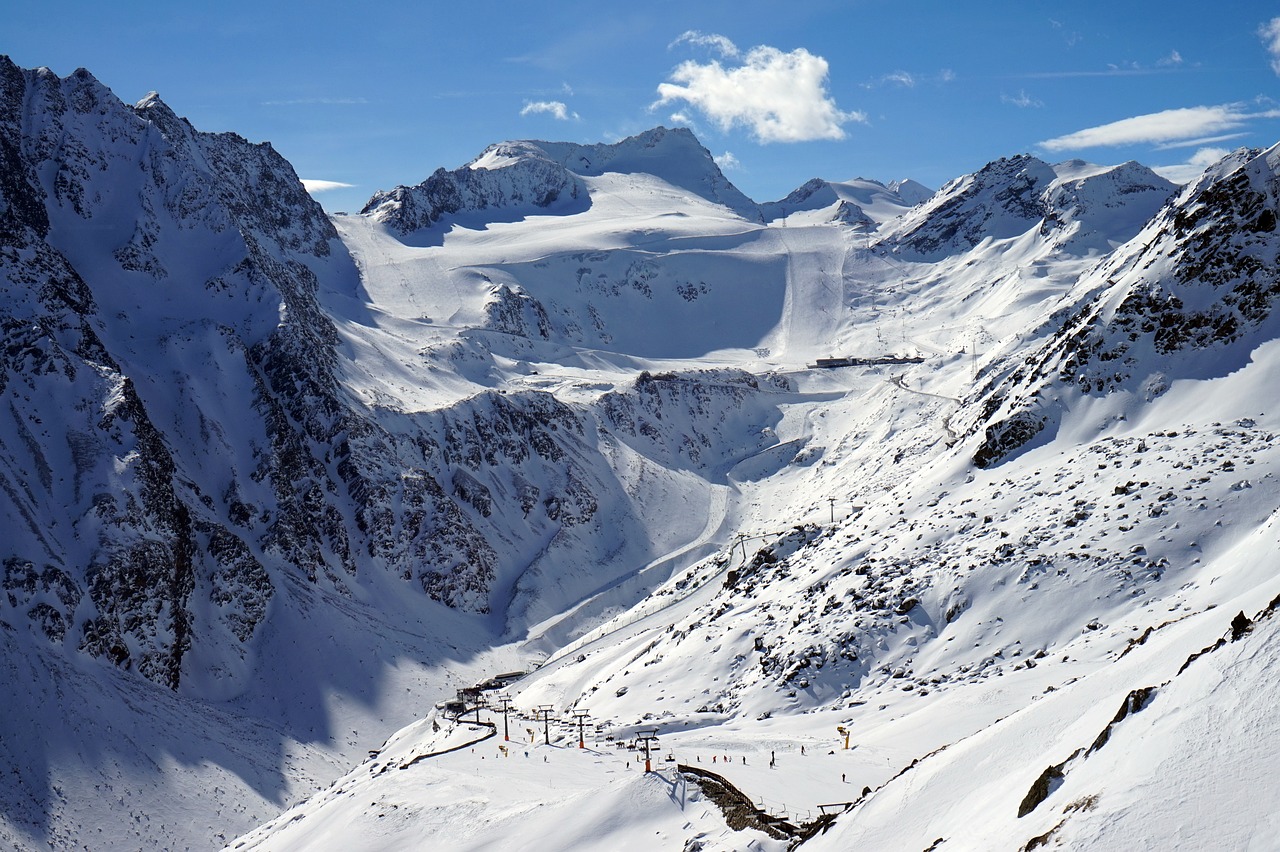 sölden austria skiing free photo