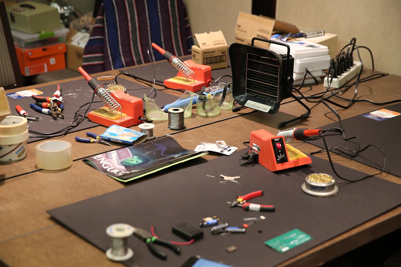 solder station arduino kit electronics free photo