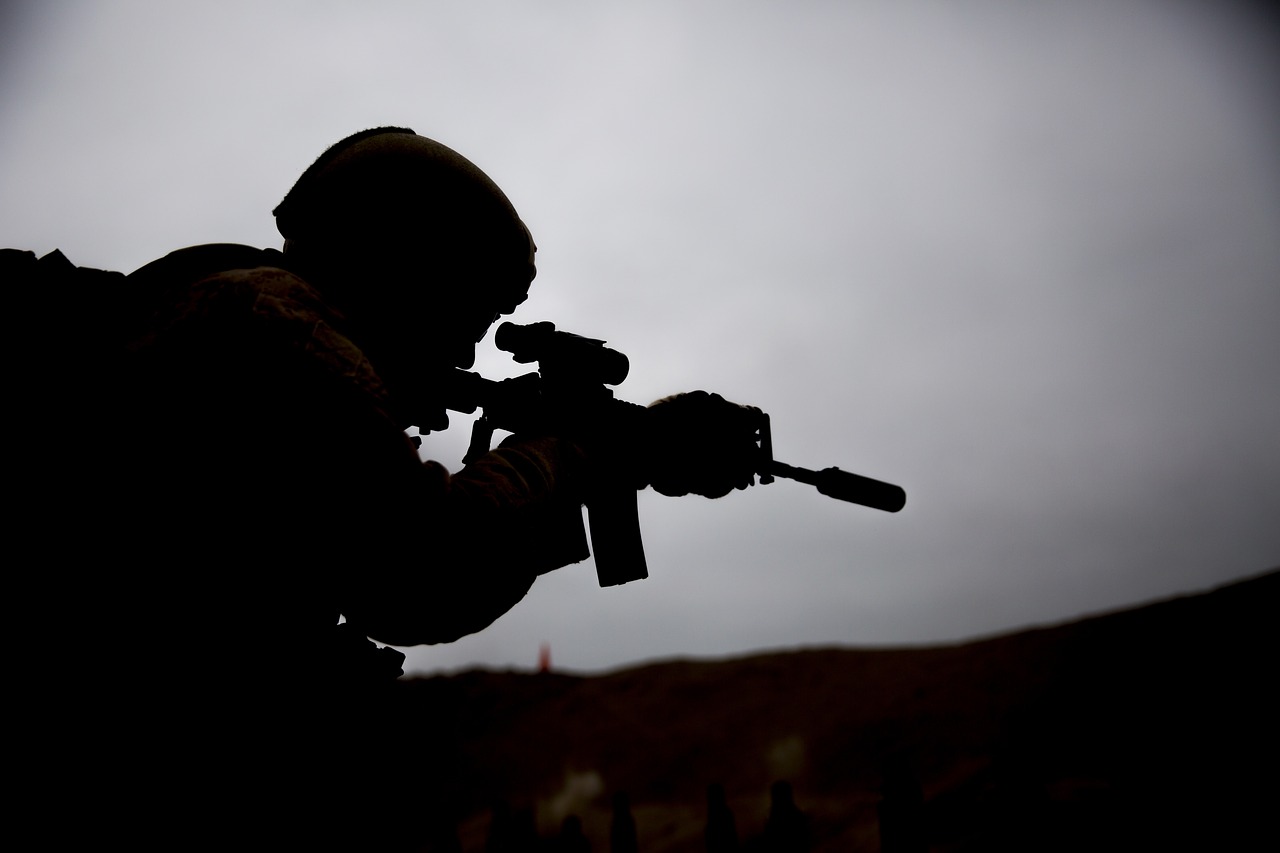 soldier shooting training free photo