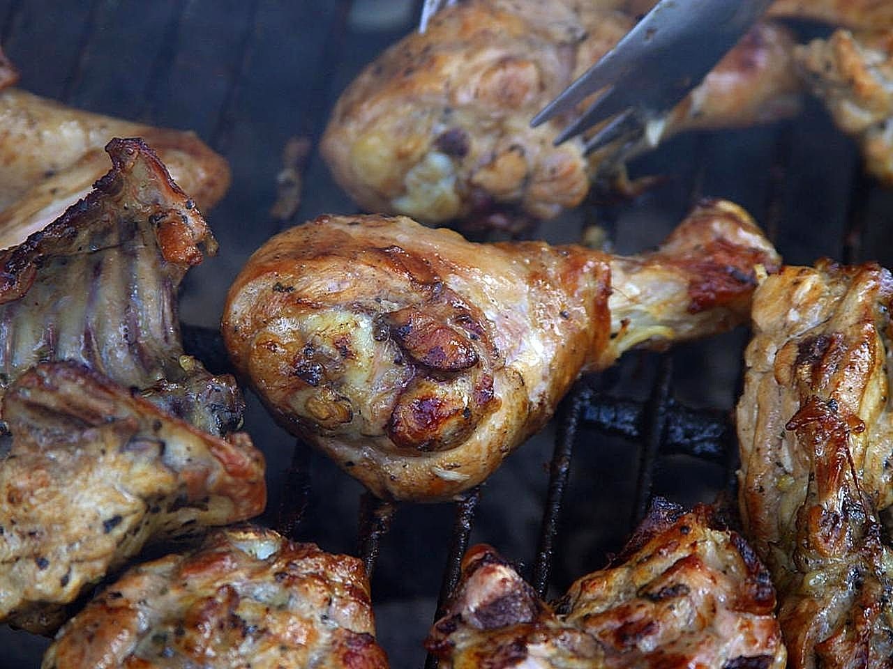 solstice chicken barbecued free photo