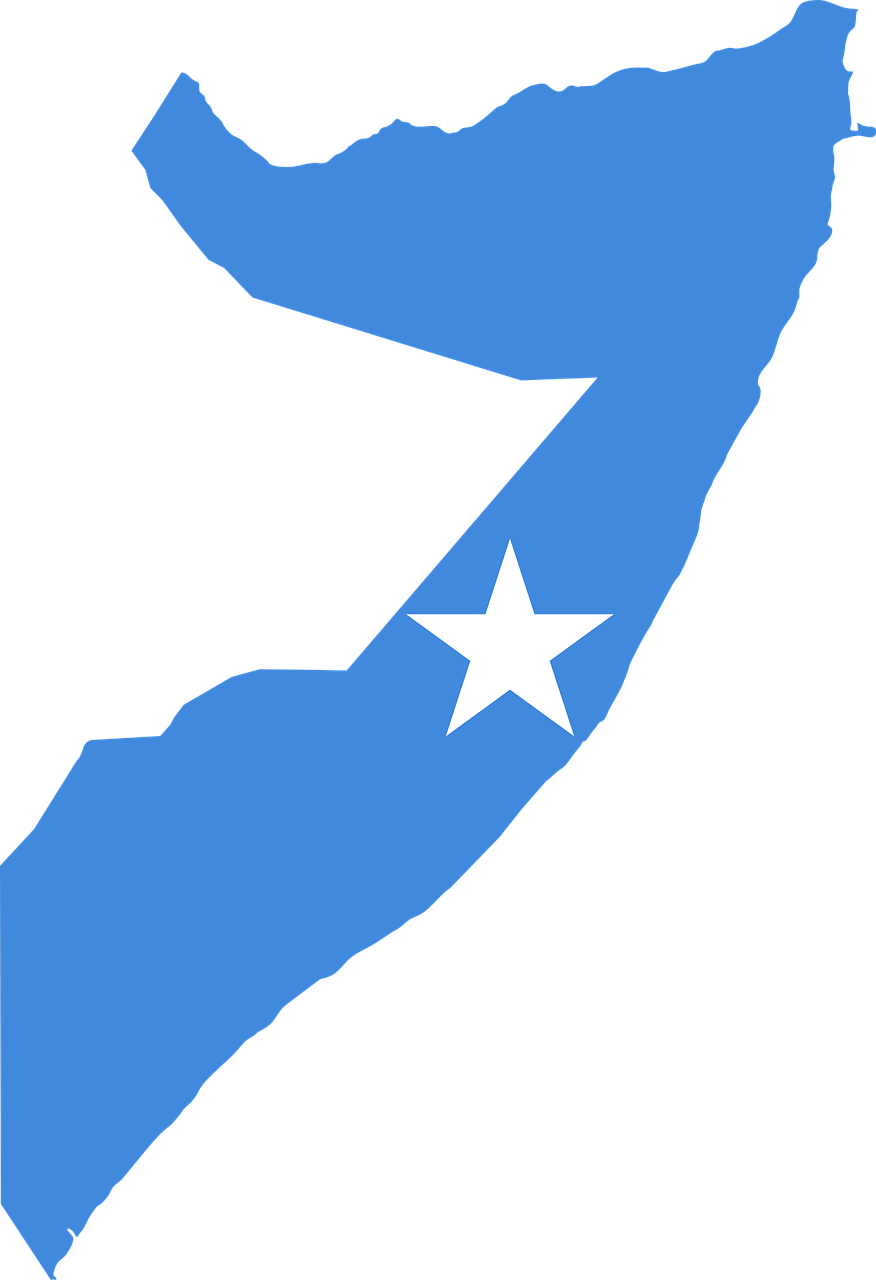 somalia flag map free photo