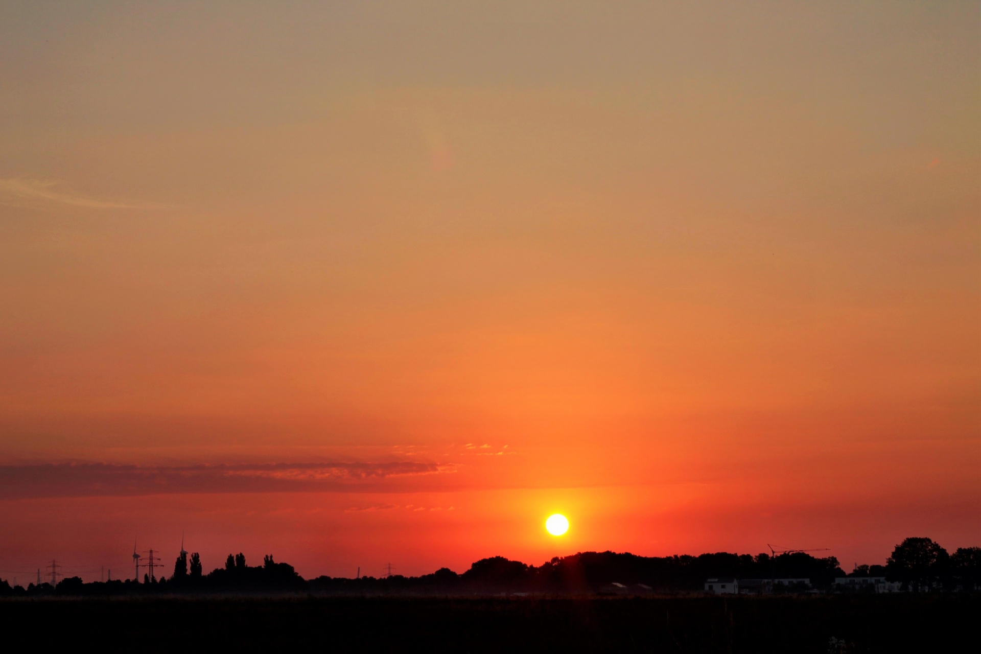 sunrise sky clouds free photo