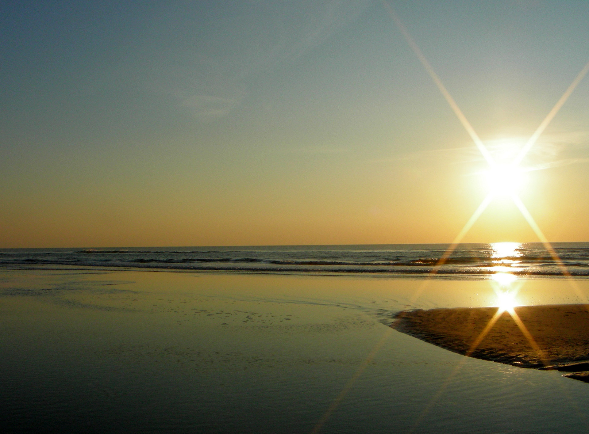 sun evening north sea free photo