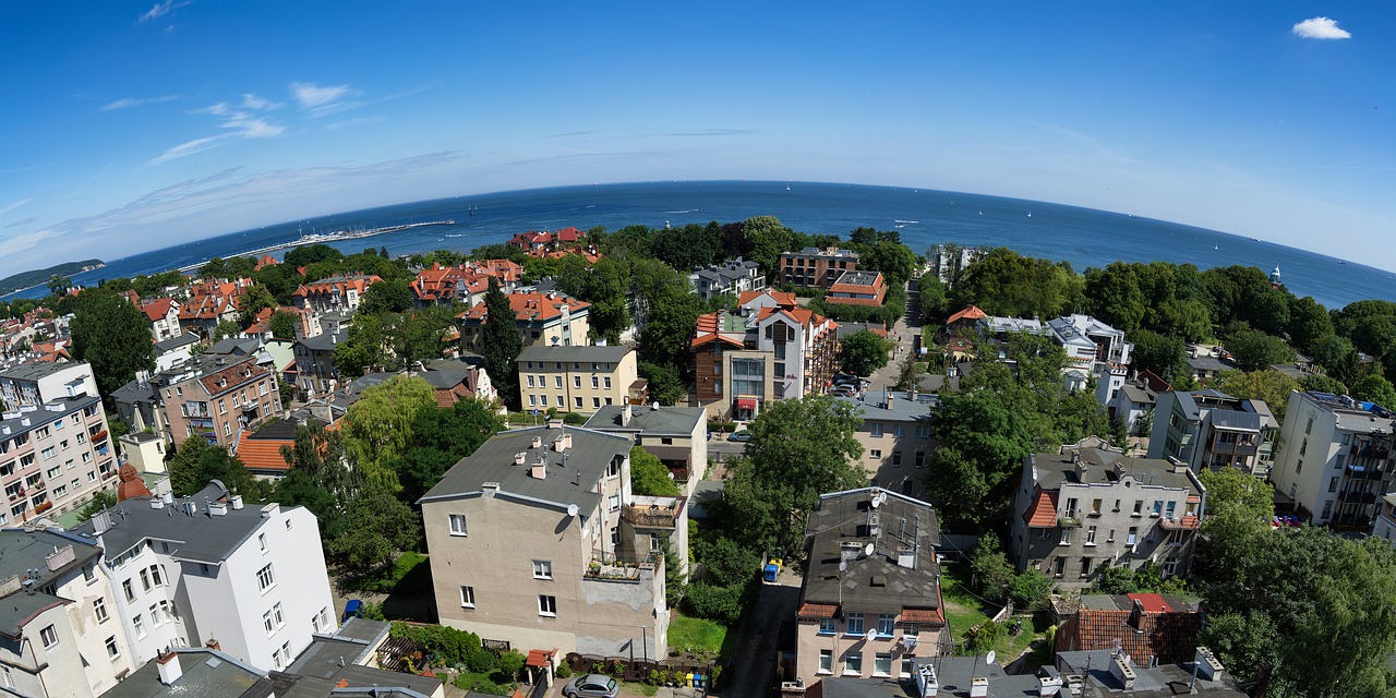 sopot city ocean free photo