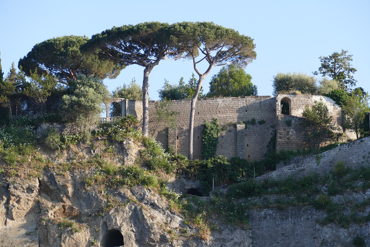 sorrento italy rock free photo