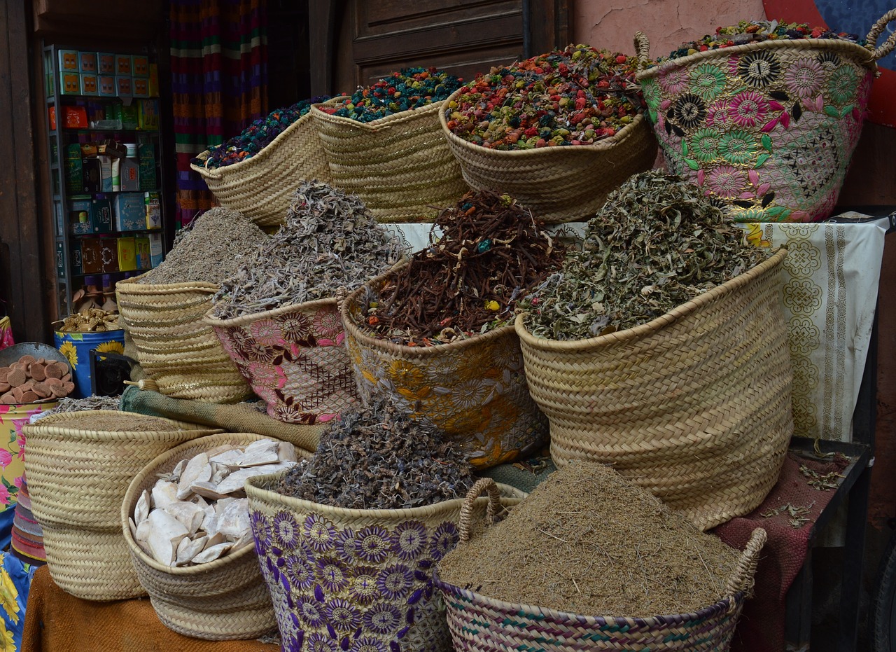 souk market morocco free photo