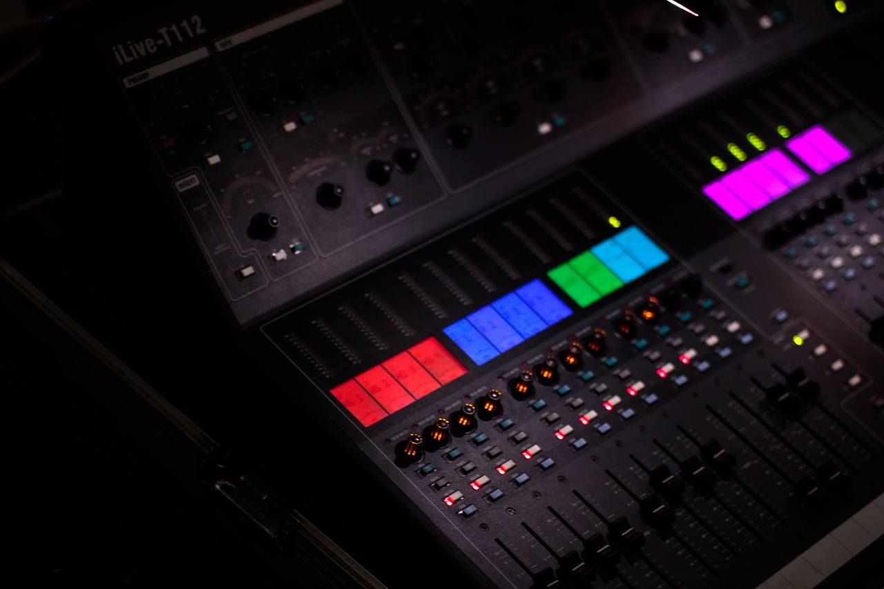 sound mixer electronic free photo