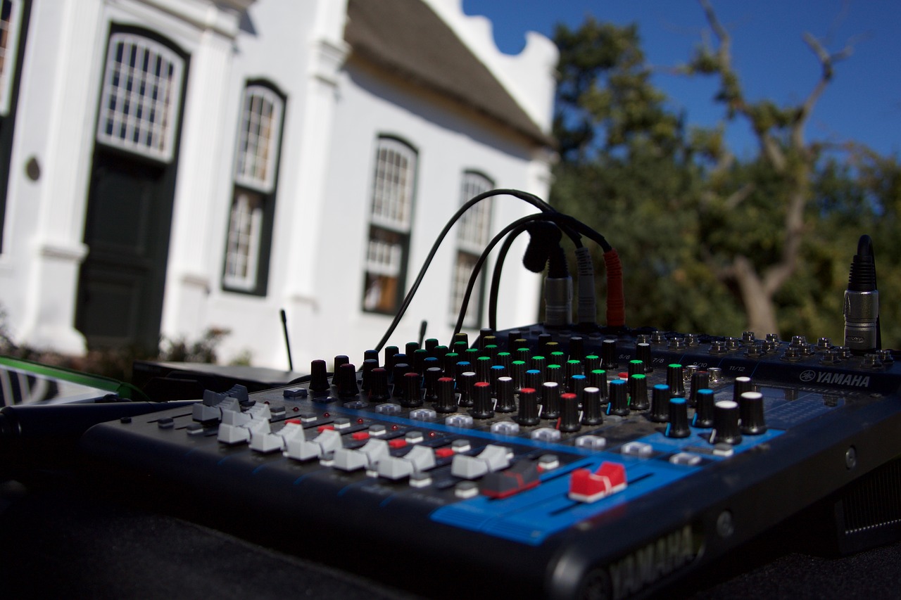 sound desk  mixer  sound free photo