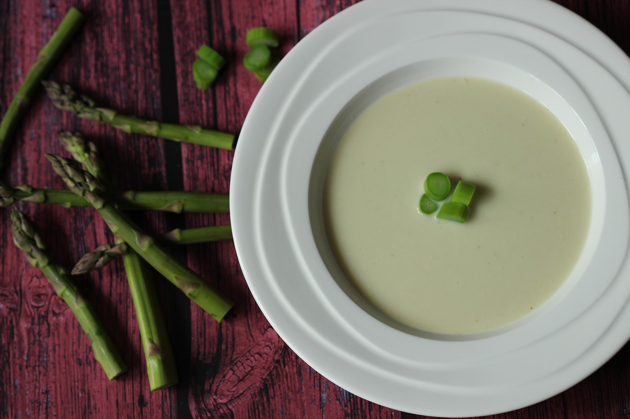 soup asparagus green free photo