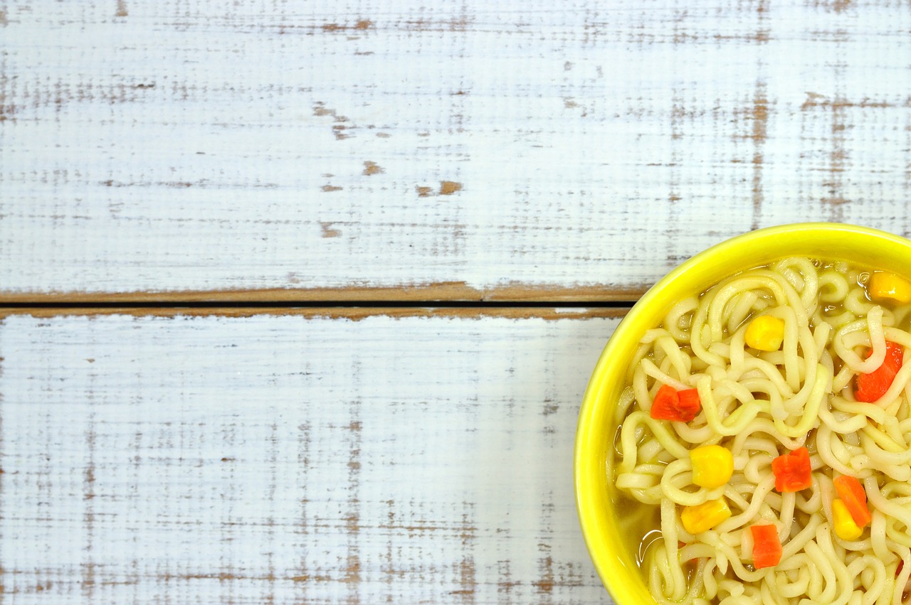 soup noodles instant free photo