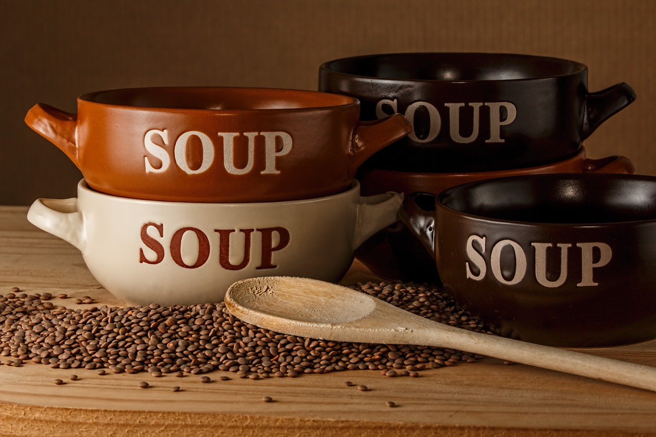soup bowl lentil soup bowls free photo