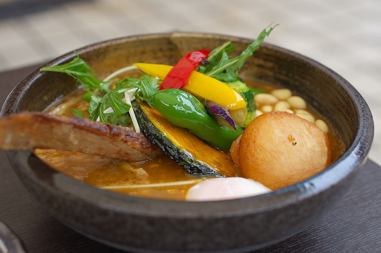 soup curry vegetables curry samurai free photo
