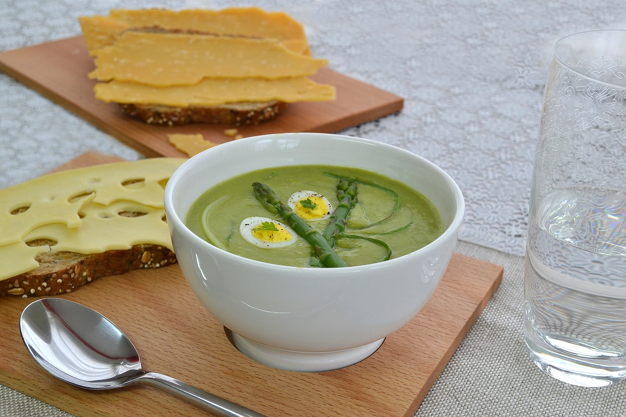 soup shelf soup cheese free photo