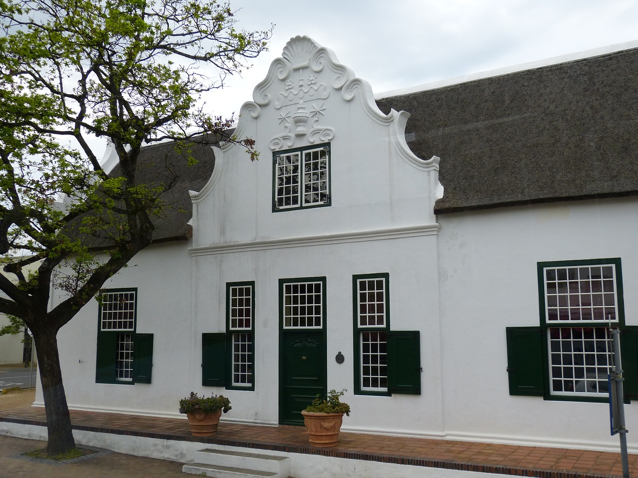 south africa stellenbosch building free photo