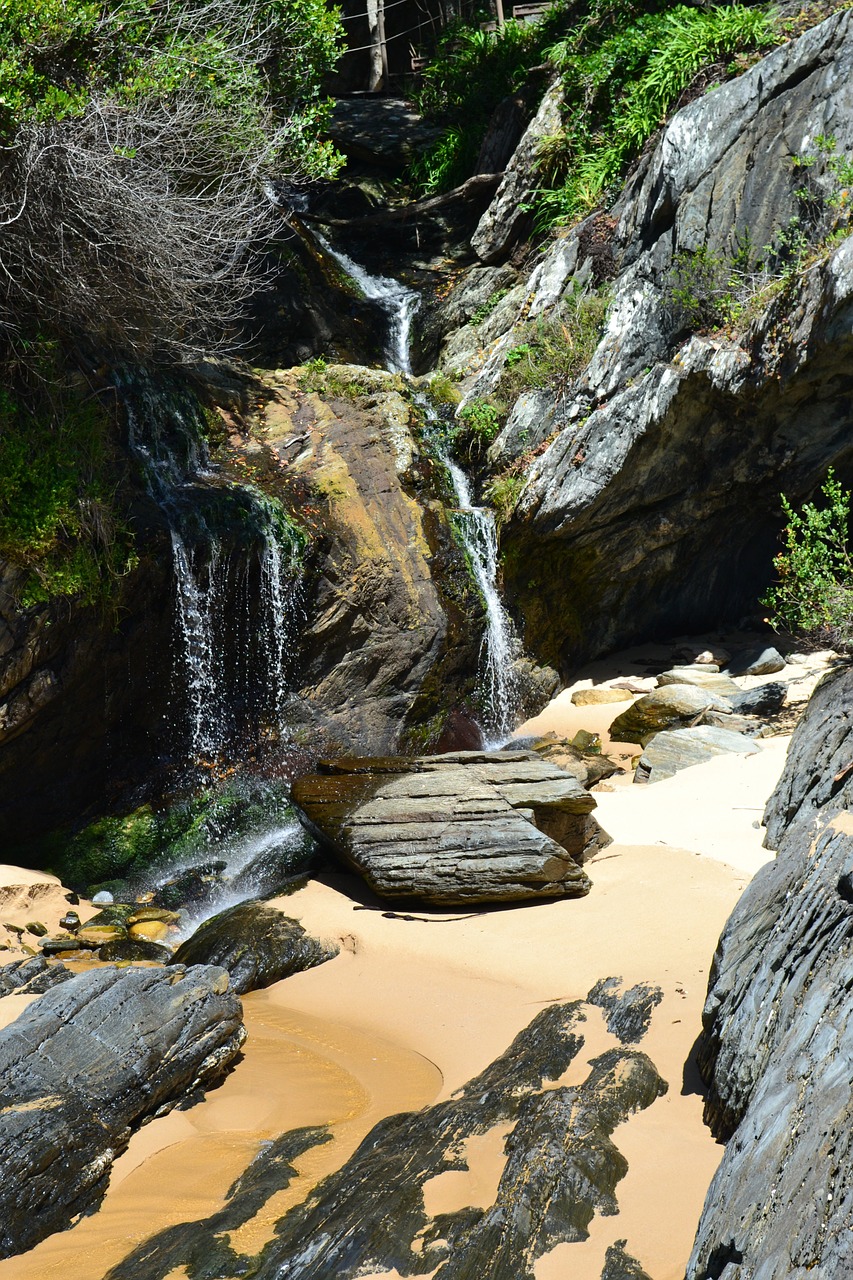 south africa storms river bridge waterfall free photo