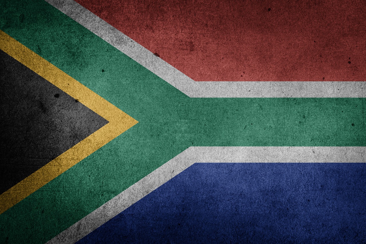 south africa flag national flag free photo