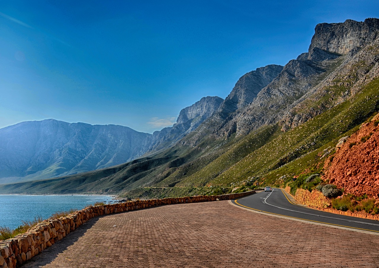south africa road mountain free photo