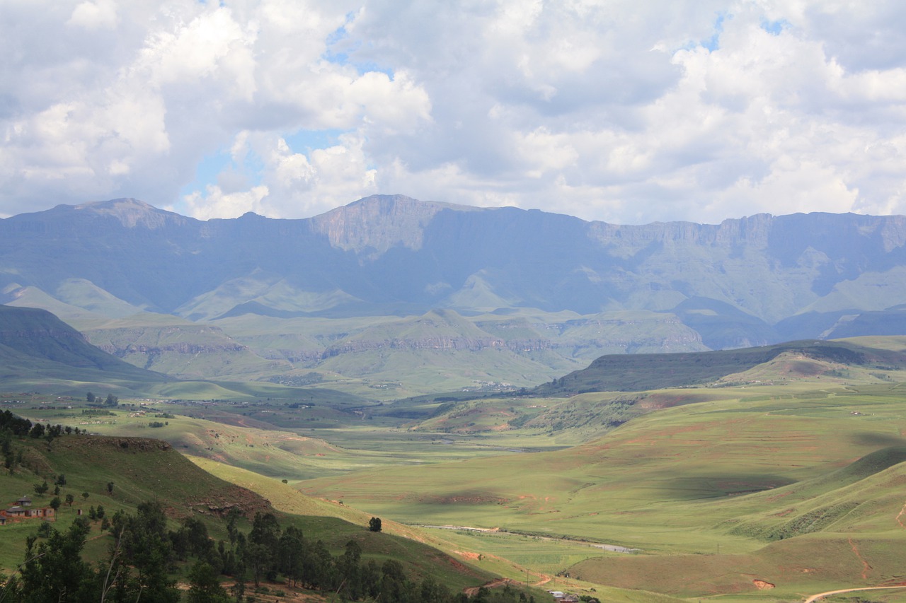 south africa  drakensberg mountains  landscape free photo