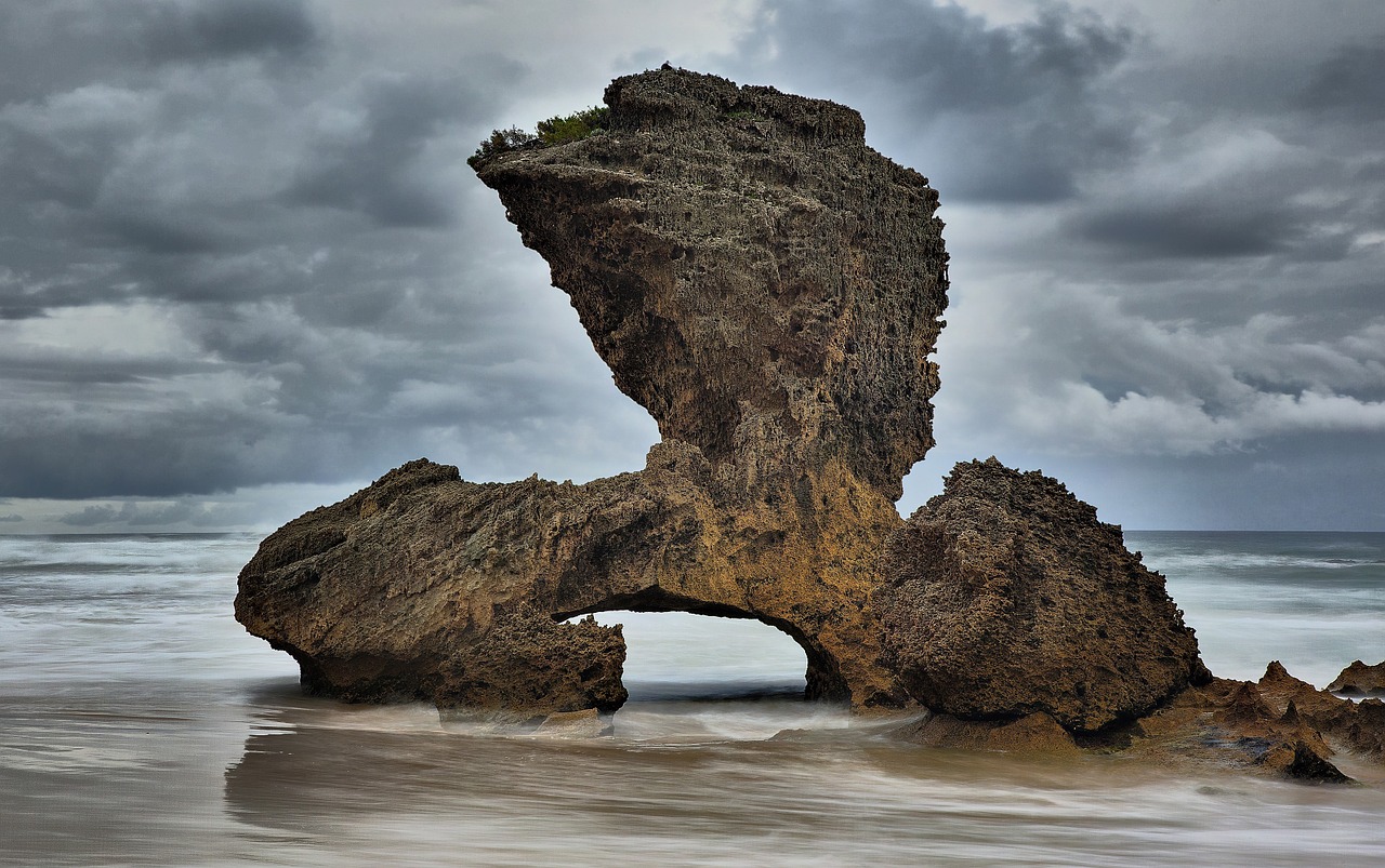 south africa ocean rock free photo