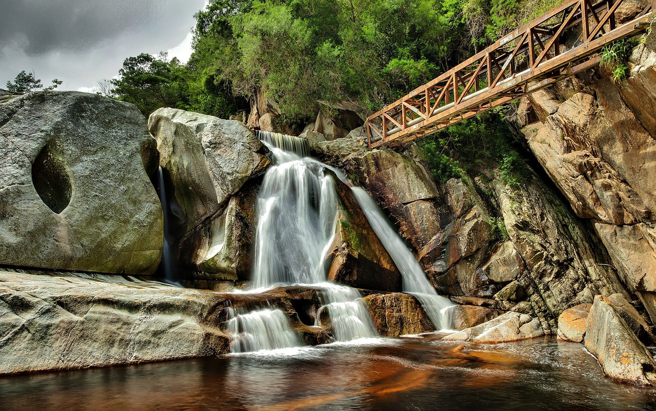 south africa wildeness waterfall free photo