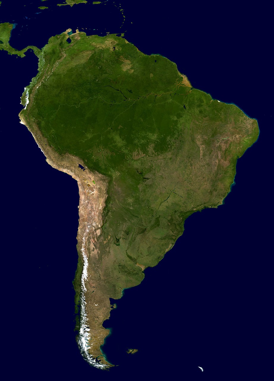 south america continent land free photo