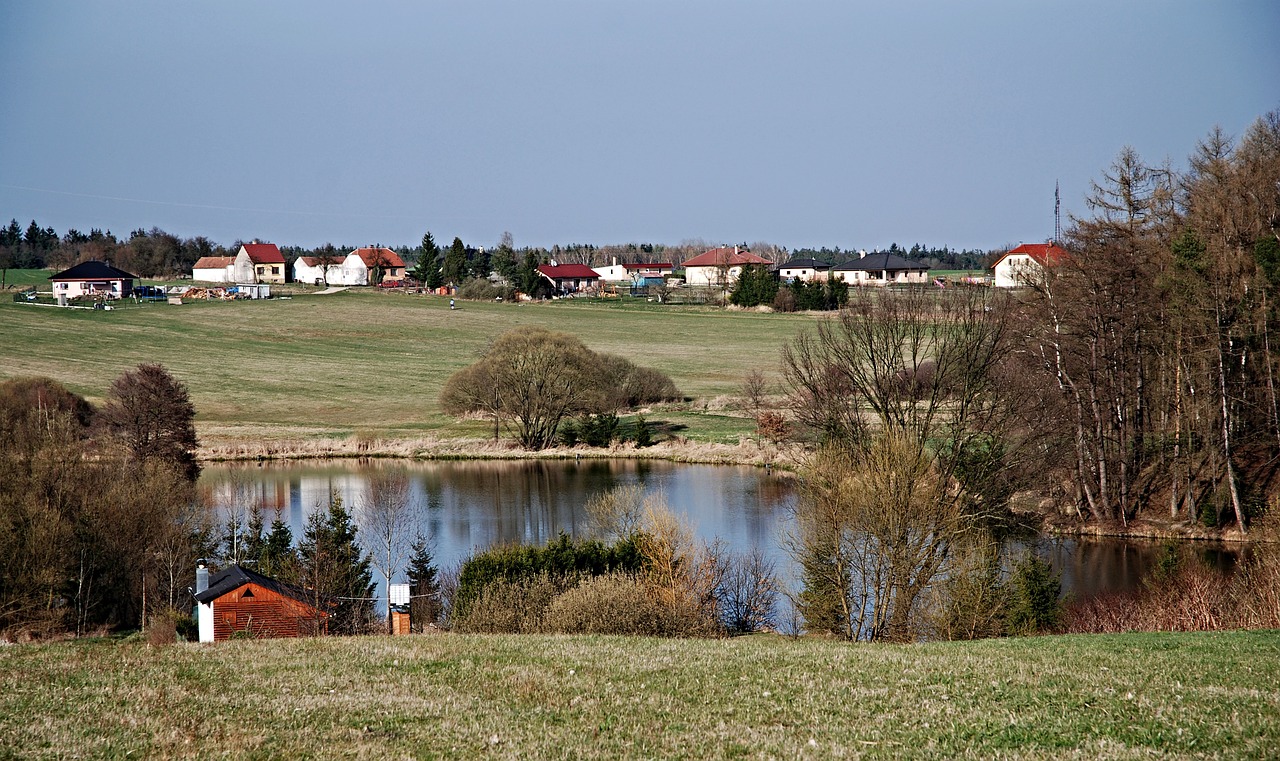 south bohemia water pond free photo