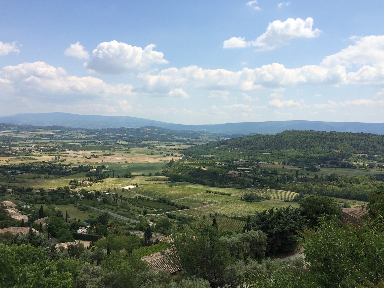 south france french village provence free photo