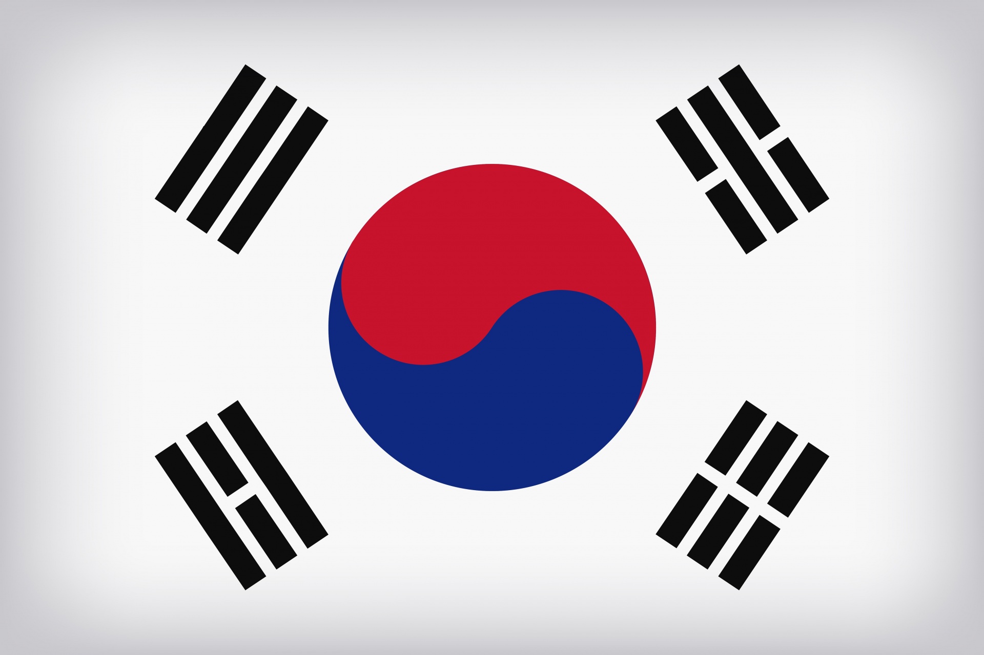 south korea flag background free photo