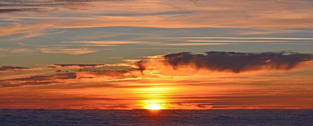 south peak sunset sun free photo