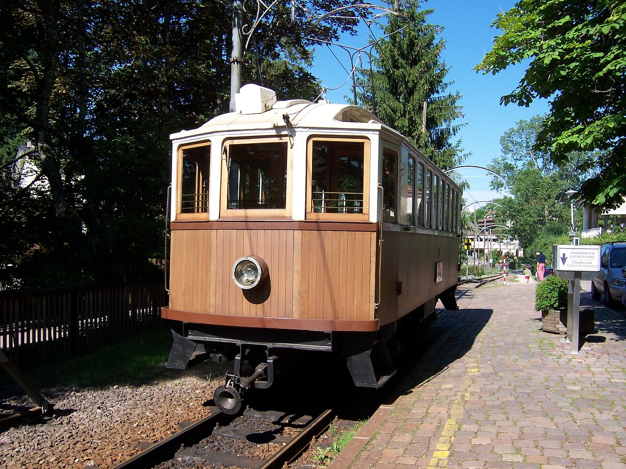 south tyrol ritten renon old tram free photo