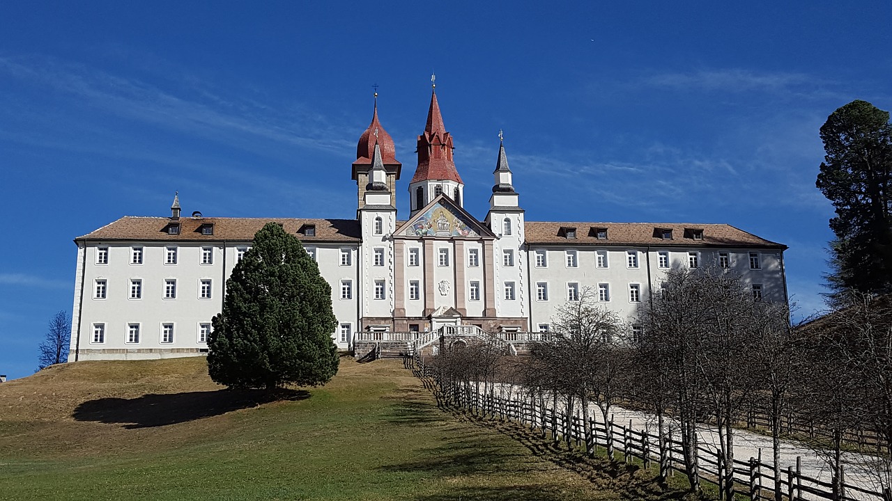 south tyrol maria weissenstein monastery free photo