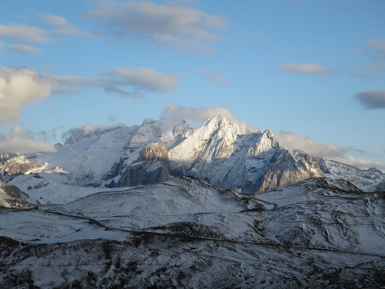 south tyrol snow mountain free photo