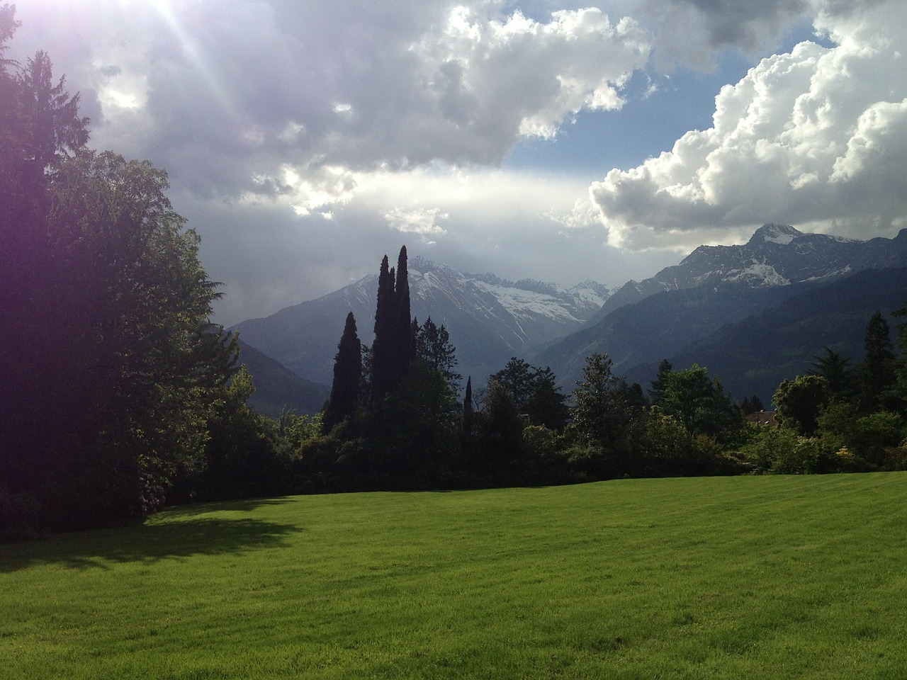 south tyrol meran meadow free photo